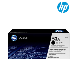 HP 53A Black Toner Cartridge (Q7553A, 3,000 Pages, For P2015)