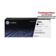 HP 136A Black Original LaserJet Toner Cartridge (W1360A, 1150 Pages Yield,  For M209dwe, M209dw, M236dw, M236sdw)