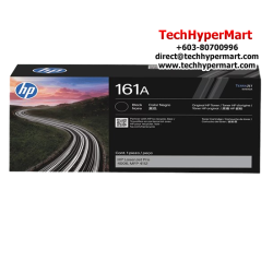 HP 161A Black Original Ink Cartridge (W1610A, 3000 Pages Yield, For HP LJ Pro 4006dn/dw and MFP4112dw/fdn/fdw)