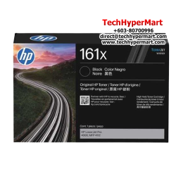 HP 161X Black Original Ink Cartridge (W1610X, 10000 Pages Yield, For HP LJ Pro 4006dn/dw and MFP4112dw/fdn/fdw)