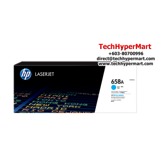 HP 658A Color Toner Cartridge (W2001A(C), W2003A(M), W2002A(Y), 6,000 Pages Yield, For M751) HP 658A Color Toner Cartridge (W2001A(C), W2003A(M), W2002A(Y), 6,000 Pages Yield, For M751)