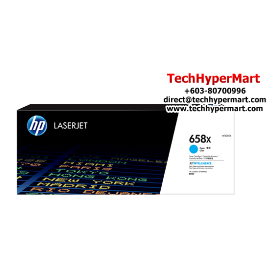 HP 658X Color Toner Cartridge (W2001X(C), W2003X(M), W2002X(Y), 28,000 Pages Yield, For M751) HP 658X Color Toner Cartridge (W2001X(C), W2003X(M), W2002X(Y), 28,000 Pages Yield, For M751)