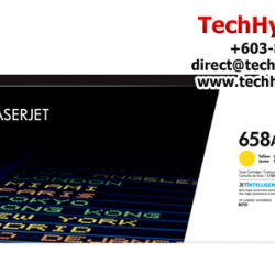 HP 658A Color Toner Cartridge (W2001A(C), W2003A(M), W2002A(Y), 6,000 Pages Yield, For M751)