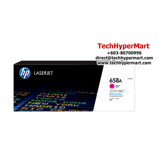 HP 658A Color Toner Cartridge (W2001A(C), W2003A(M), W2002A(Y), 6,000 Pages Yield, For M751) HP 658A Color Toner Cartridge (W2001A(C), W2003A(M), W2002A(Y), 6,000 Pages Yield, For M751)