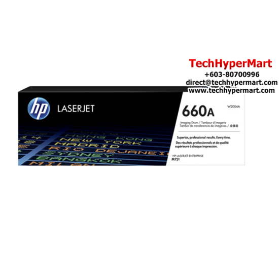 HP 660A Original LaserJet Imaging Drum (W2004A, 65000 Pages Yield, For M751) HP 660A Original LaserJet Imaging Drum (W2004A, 65000 Pages Yield, For M751)