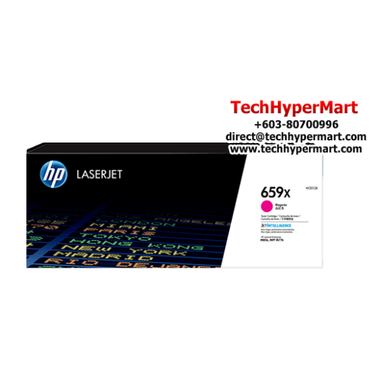 HP 659X Color Toner Cartridge (W2011X(C), W2013X(M), W2012X(Y), 29,000 Pages, For M856) HP 659X Color Toner Cartridge (W2011X(C), W2013X(M), W2012X(Y), 29,000 Pages, For M856)