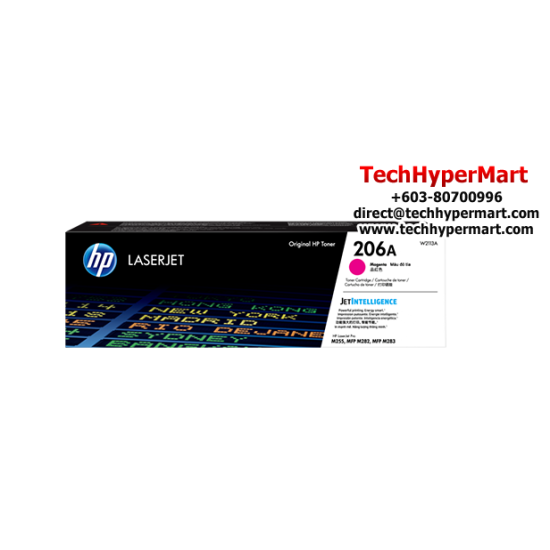 HP 206A Colour LaserJet Toner Cartridge (W2111A, 1250 Pages, For M283fdw, M255dw) HP 206A Colour LaserJet Toner Cartridge (W2111A, 1250 Pages, For M283fdw, M255dw)