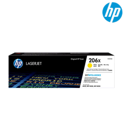  HP 206X Color Toner Cartridge (W2112X, 2450 Pages Yield, For M255/M282)