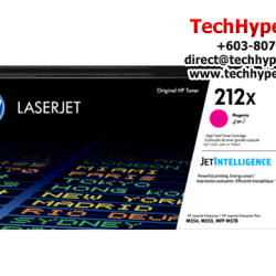 HP 212X High Yield Cyan Original LaserJet Toner Cartridge (W2121X, 10000 Pages Yield, For LaserJet)