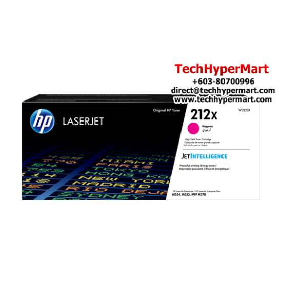 HP 212X High Yield Cyan Original LaserJet Toner Cartridge (W2121X, 10000 Pages Yield, For LaserJet)