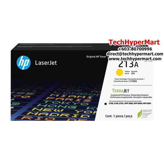 HP 213A Colour Original LaserJet Toner Cartridge (W2131A, 3000 Pages Yield, For W2131A)