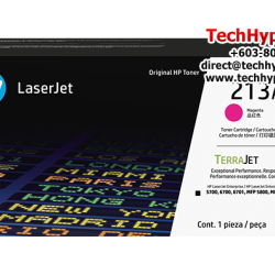 HP 213A Colour Original LaserJet Toner Cartridge (W2131A, 3000 Pages Yield, For W2131A)