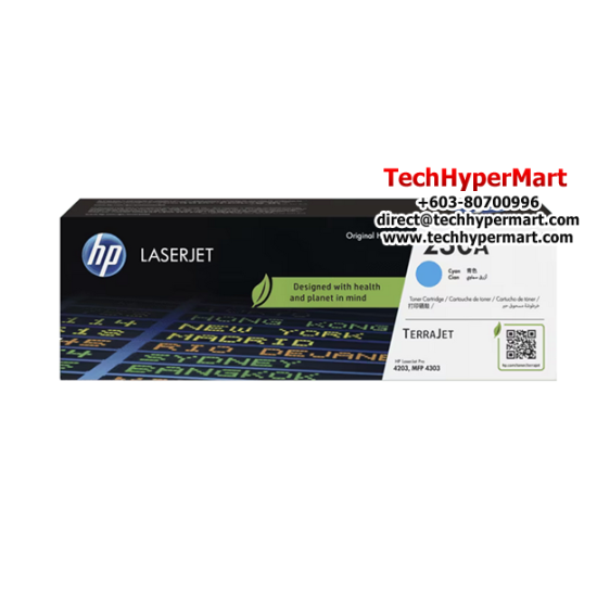 HP 230A Colour Original LaserJet Toner Cartridge (W2301A, 1800 Pages Yield, For LaserJet Pro 4201-4203dne/dwe)