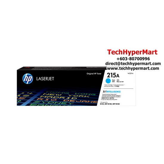 HP 215A Color LaserJet Toner Cartridge (W2311A, W2312A, W2313A, 850 Pages, For M182nw, M183) 