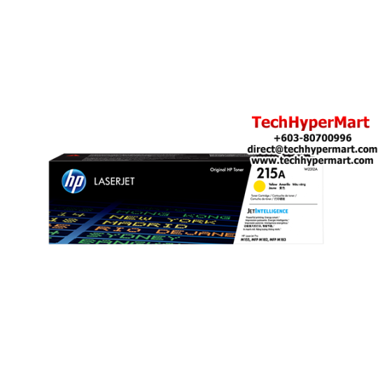 HP 215A Color LaserJet Toner Cartridge (W2311A, W2312A, W2313A, 850 Pages, For M182nw, M183) 