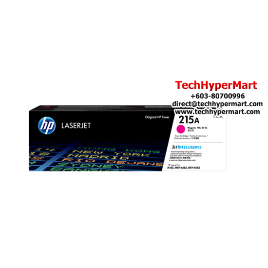HP 215A Color LaserJet Toner Cartridge (W2311A, W2312A, W2313A, 850 Pages, For M182nw, M183) 