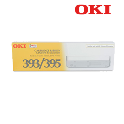 OKI 45445201 Black Cartridge Ribbon (For ML393/ML395/ML3410)
