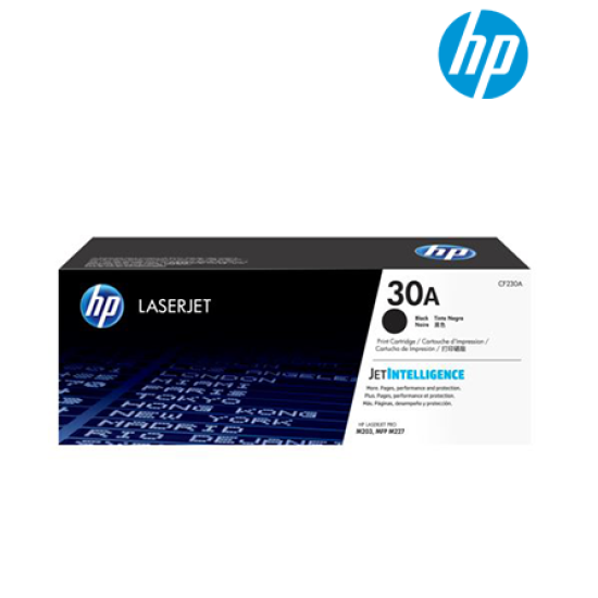 HP 30A Black Original LaserJet Toner Cartridge (CF230A) (For Pro M203dn,Pro M203dw Printer, 1600 Yield )