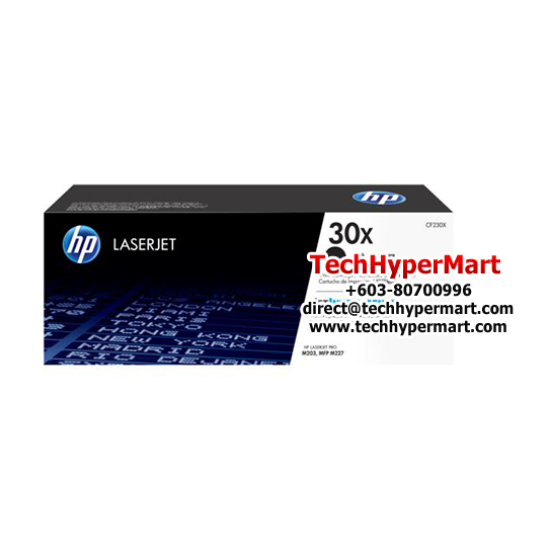 HP 30X High Yield Black Original LaserJet Toner (CF230X) (For LaserJet Pro M203dn/Pro M203dw)