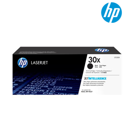 HP 30X High Yield Black Original LaserJet Toner (CF230X) (For LaserJet Pro M203dn/Pro M203dw)