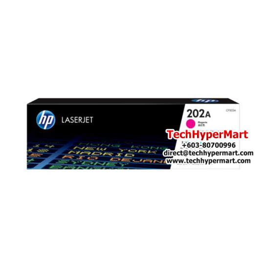 HP 202A Magenta Original LaserJet Toner Cartridge (CF503A) (For Color LaserJet Pro M254 Series, 1300 Pages Yield) HP 202A Magenta Original LaserJet Toner Cartridge (CF503A) (For Color LaserJet Pro M254 Series, 1300 Pages Yield)