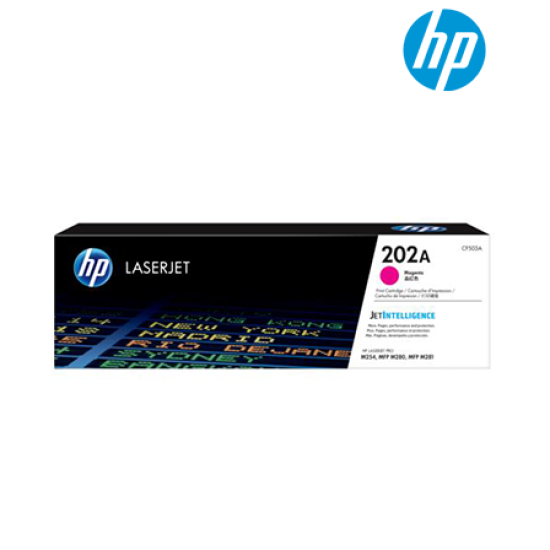 HP 202A Magenta Original LaserJet Toner Cartridge (CF503A) (For Color LaserJet Pro M254 Series, 1300 Pages Yield)