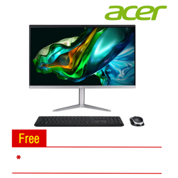 Acer Aspire C24-1300-57520W11 23.8" AIO Desktop PC (Ryzen 5 7520U, 8GB, 512GB, AMD Radeon, W11H, Off H&S)