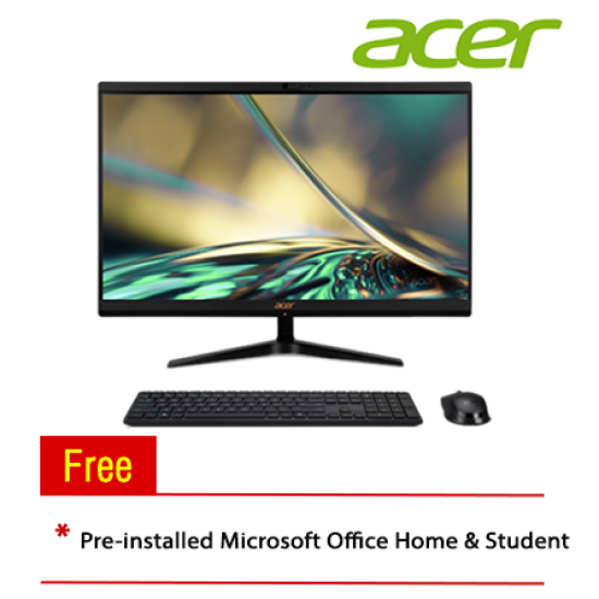 Acer Aspire C24-1800-1305W11-16 23.8" AIO Desktop PC (i3-1305U, 16GB, 512GB, Intel, W11H, Off H&S)