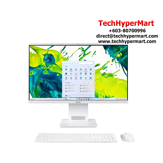 Acer Aspire S24B-GMTL-7155W11S 23.8" AIO Desktop PC (Ultra 7 155U, 16GB, 512GB, Intel Arc, W11H, Off Home 2024 + Off 365 Basic, Touch, AI)