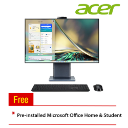 Acer Aspire S27-1755-1240W11-32 27" AIO Desktop PC (i5-1240P, 32GB, 512GB, Intel, W11H, Off H&S)