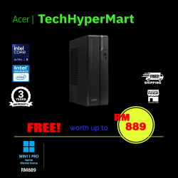 Acer Veriton X2735G-CU52258PS Compact Tower Desktop PC (Ultra 5 225, 8GB, 512GB, Intel, W11P)