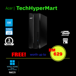 Acer Aspire XC-1710-N100W11A Desktop PC (N100, 4GB, 256GB, Intel, W11H)