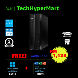 Acer Aspire XC-1710-N305W11 Desktop PC (i3-N305, 8GB, 512GB, Intel, W11H, Off H&S)
