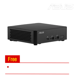 Asus RNUC14RVKI300000I Mini Desktop PC (Core 3 100U, 2 x SO-DIMM, 2 x M.2 PCIe Gen4x4, Intel, No OS)