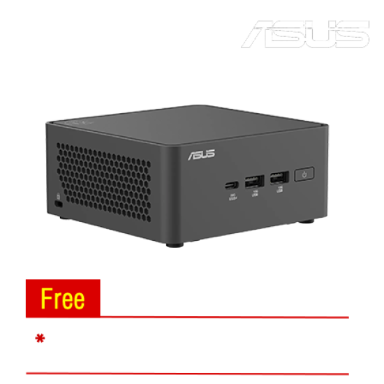 Asus RNUC15CRHU500000I Mini Desktop PC (Ultra 5 225H, 2 x CSO-DIMM, 2 x M.2 PCIe Gen4x4, Intel Arc, No OS)