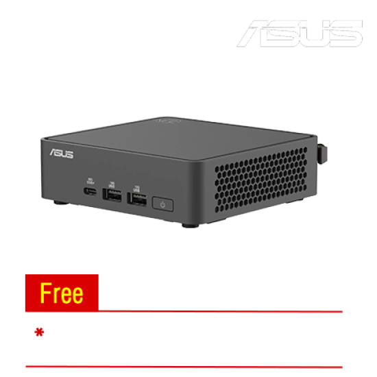 Asus RNUC15CRKU500000I Mini Desktop PC (Ultra 5 225H, 2 x CSO-DIMM, 2 x M.2 PCIe Gen4x4, Intel Arc, No OS)