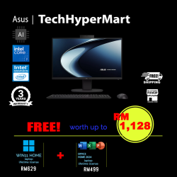 Asus V470VA-TBPF052WS 27" AIO Desktop PC (Core 7 240H, 16GB, 1TB, Intel, W11H, Off Home 2024 + Off 365 Basic, AI)