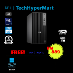 Dell Pro QCT1250-U5225-16-512-W11P Tower Desktop PC (Ultra 5 225, 16GB, 512GB, Integrated, W11P, AI)