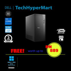Dell QVT1260-i714700-16-512-W11P-3BO Tower Desktop PC (i7-14700, 16GB, 512GB, Intel, W11P, AI)