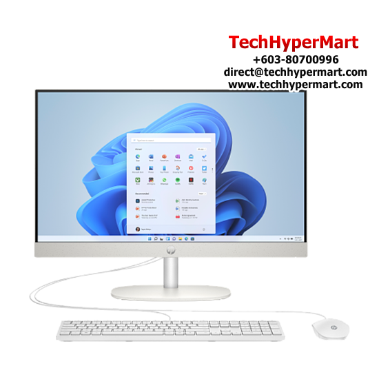 HP 24-cr0146d 23.8" AIO Desktop PC (N100, 8GB, 512GB, Integrated, W11H, Off Home 2024 + Off 365 Basic) HP 24-cr0146d 23.8" AIO Desktop PC (N100, 8GB, 512GB, Integrated, W11H, Off Home 2024 + Off 365 Basic)