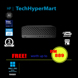 HP ProDesk 4 G1i D68G1PT SFF Desktop PC (Ultra 7 265, 16GB, 512GB, Intel, W11P, AI)