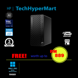 HP ProDesk 4 G1i D68HZPT Tower Desktop PC (Ultra 5 235, 16GB, 512GB, Intel, W11P, AI)
