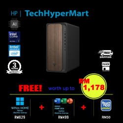 HP OmniDesk M03-0030d-24-W11 Desktop PC (Ultra 7 265, 24GB, 512GB, Integrated, W11H, Off Home 2024 + Off 365 Basic, AI)