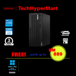 Lenovo ThinkCentre M70t Gen 5 12U0001EME Tower Desktop PC (i5-14400, 8GB, 256GB, Intel, W11P)