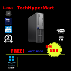 Lenovo ThinkCentre neo 50s Gen 6 13DQ0007ME SFF Desktop PC (Ultra 5 225, 16GB, 512GB, Intel, W11P, AI)