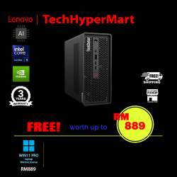 Lenovo ThinkStation P3 Ultra Gen 2 30J5001KMY SFF Desktop PC (Ultra 5 225, 64GB, 512GB, Intel Graphics + NVIDIA RTX A1000, W11P, AI)
