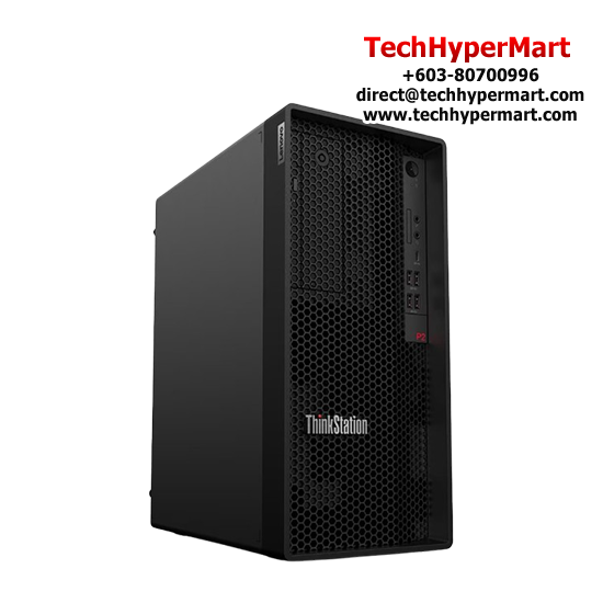 Lenovo ThinkStation P2 Gen 2 30JQ002KMY Tower Desktop PC (Ultra 7 265, 16GB, 1TB, Intel Graphics + NVIDIA RTX 2000, W11P, AI)
