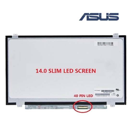 14" Slim LCD / LED Compatible For Asus UL80 U46 U80V X401 X450 A450C