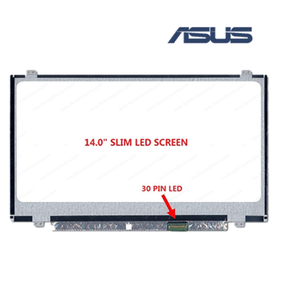 14" Slim LCD / LED  (30pin) Compatible For Asus X453 X453SA A456U