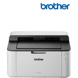 Brother Mono Laser HL-1110 Printer (Print, Up to 20/21ppm, 600 x 600dpi resolution, Manual Duplex)